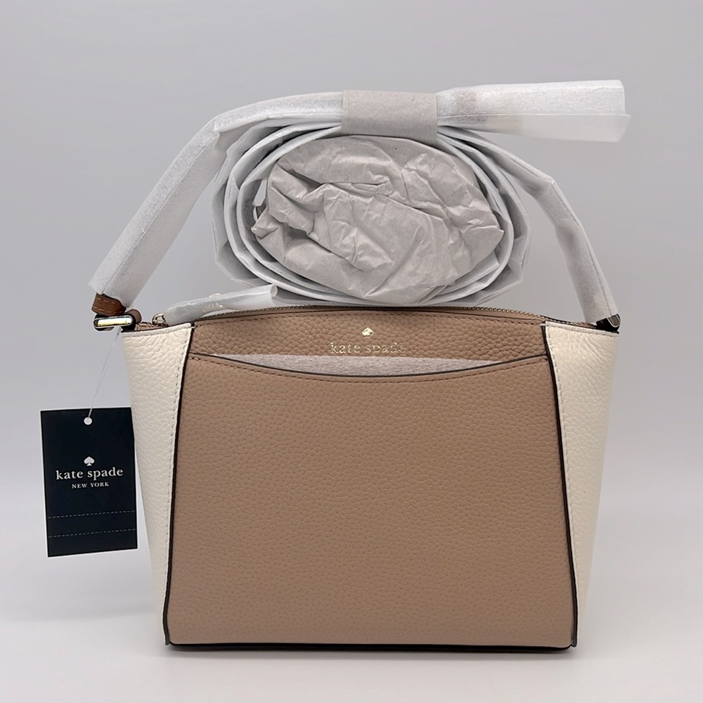 Kate Spade Colorblock Monica Crossbody Light Fawn Multi